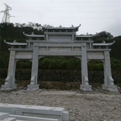 廣場園林鄉村古建大型石雕石牌坊