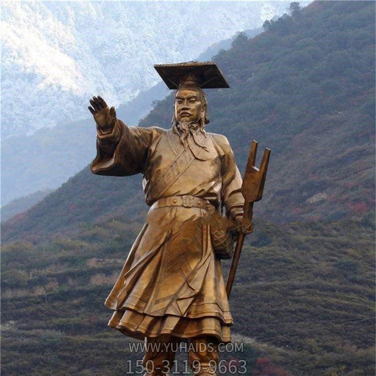 戶外園林景區古代名人景觀雕塑