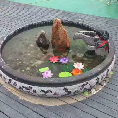 大型庭院戶外水景魚(yú)缸